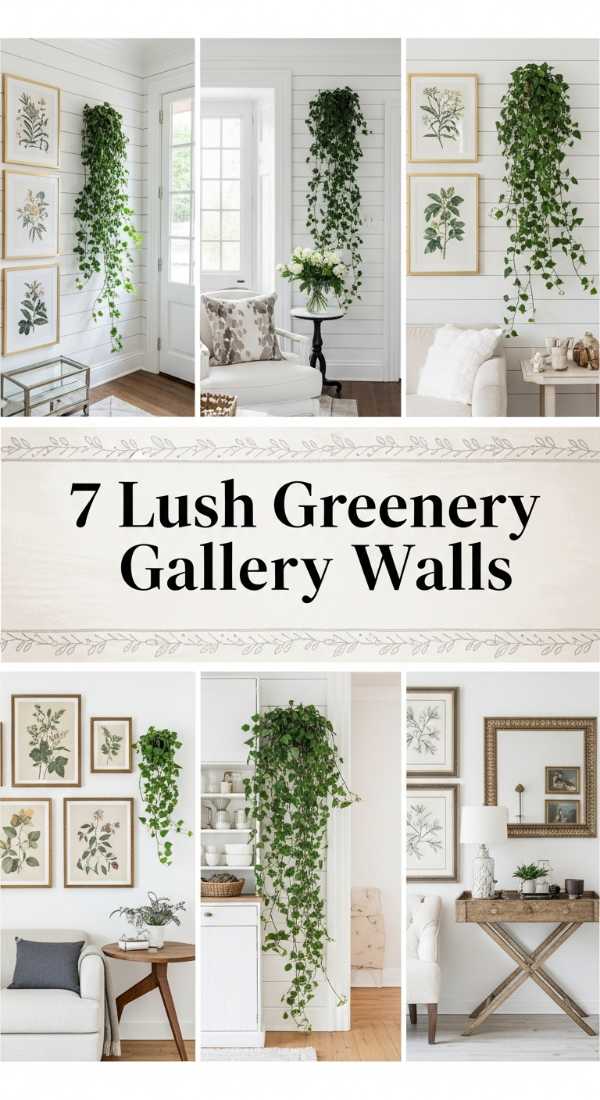 7 Lush Greenery Gallery Walls 6a00662d56bf1