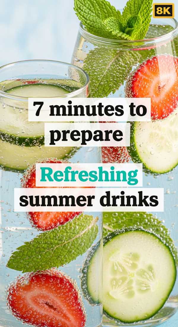 7 Minutes To Prepare Refreshing Summer Drinks 6a14409966183
