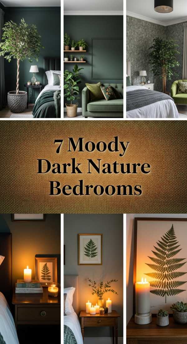 7 Moody Dark Nature Bedrooms 6a04bc546aee4