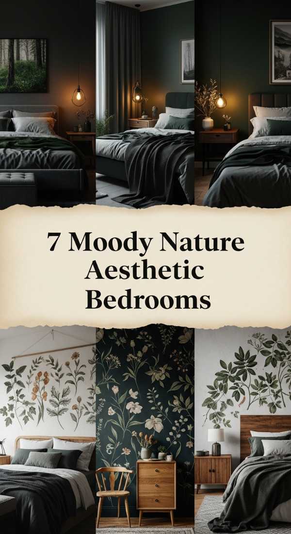 7 Moody Nature Aesthetic Bedrooms 6a1b0c496d267