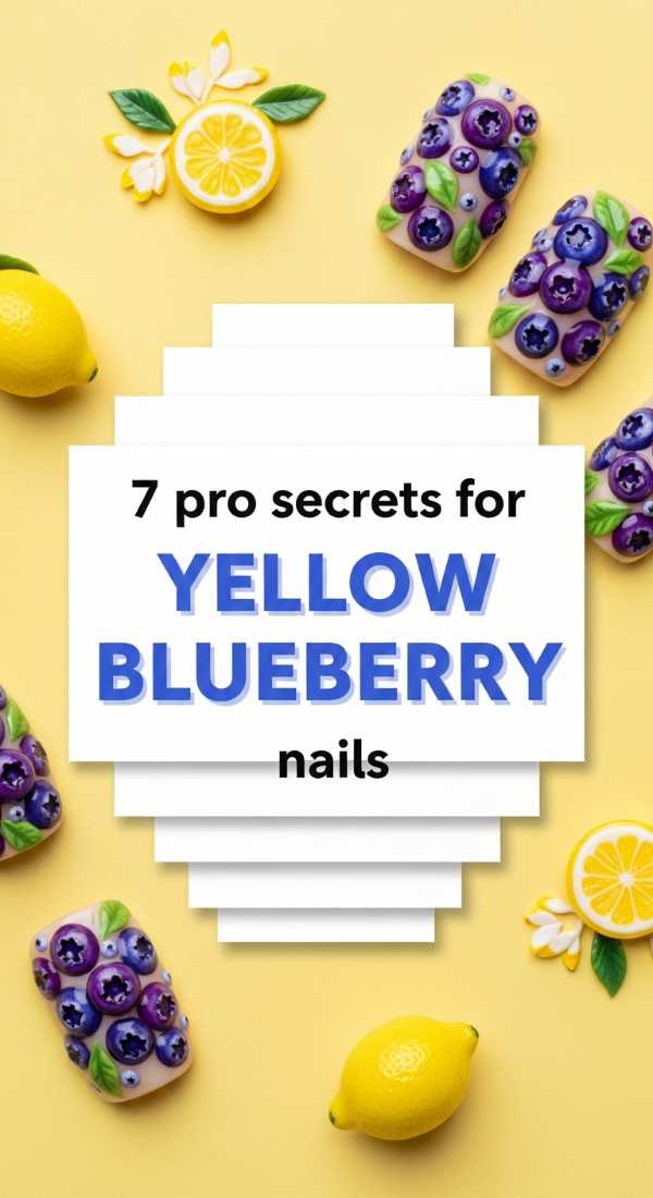 Bloom & Bright: Your 2026 Spring Nail Trend Forecast and Easy DIYs 7 Pro Secrets For Yellow Blueberry Nails 69fb975514d6e