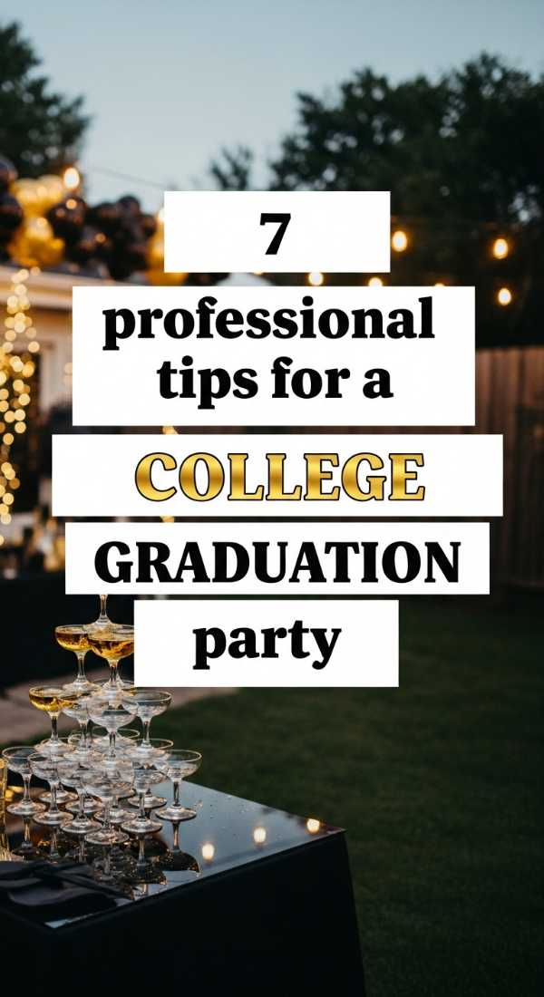 7 Professional Tips For A College Graduation Party 69fc2d717a905