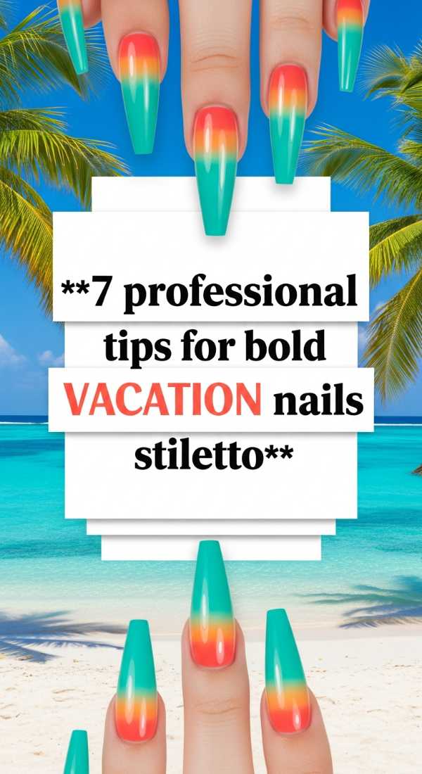 2026 Style Forecast: Why These Spring & Summer Nail Designs Are Going Viral 7 Professional Tips For Bold Vacation Nails Stiletto 6a03311bb94d5