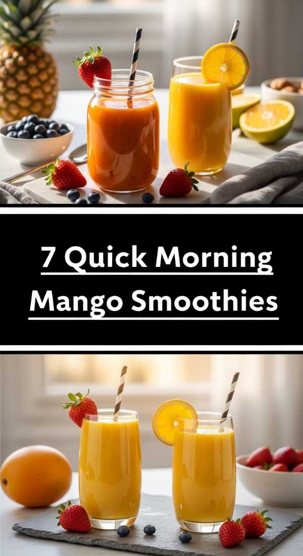 7 Quick Morning Mango Smoothies Step By Step Guide 69f451e272d64