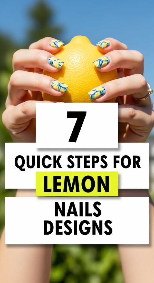 7 Quick Steps For Lemon Nails Designs 6a0599c520d22