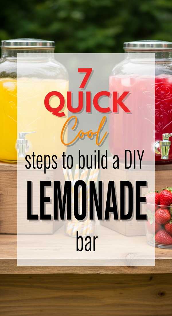 7 Quick Steps To Build A Diy Lemonade Bar 69f478f327b1f