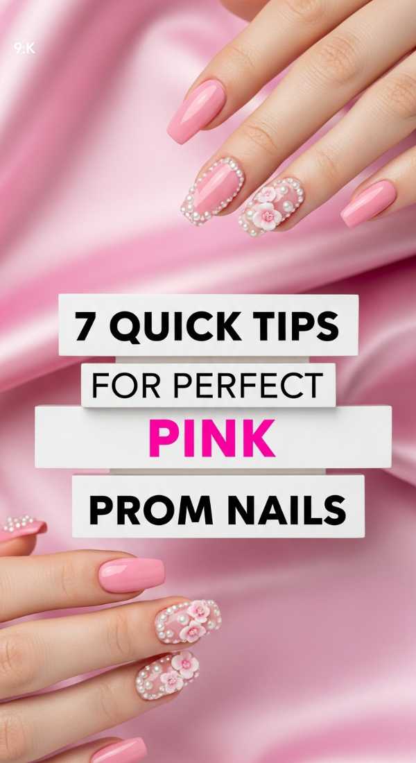 Steal the Spotlight: Must-Have Prom and Spring Nail Designs for 2026 7 Quick Tips For Perfect Pink Prom Nails 69ff5aaa2458c