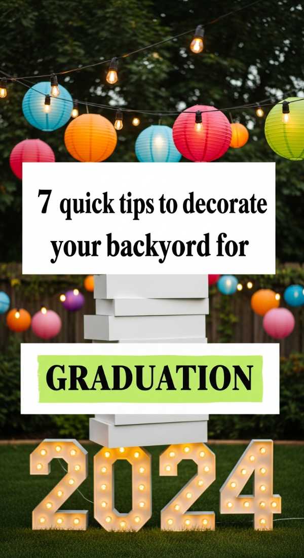 7 Quick Tips To Decorate Your Backyard For Graduation 69f8715d9a35c