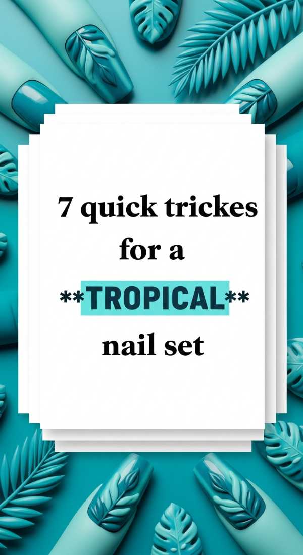 2026 Nail Trends Decoded: From High-Tech Chrome to Minimalist Chic 7 Quick Tricks For A Tropical Nail Set 69ff5aa7bf78d