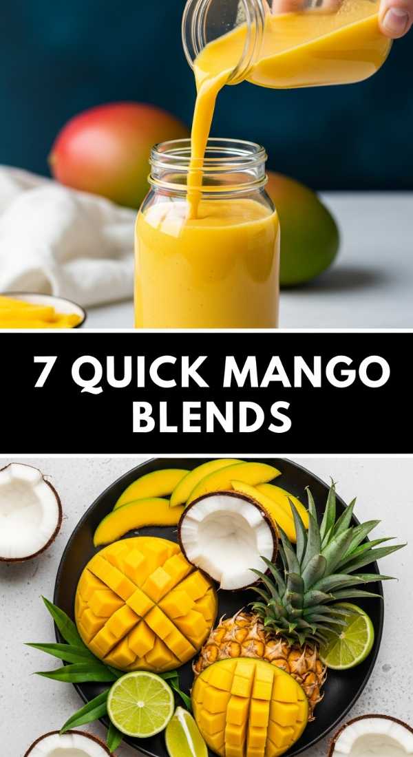 7 Quick Tropical Mango Blends 69f451e095421