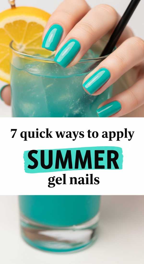 7 Quick Ways To Apply Summer Gel Nails 6a05999b2feda