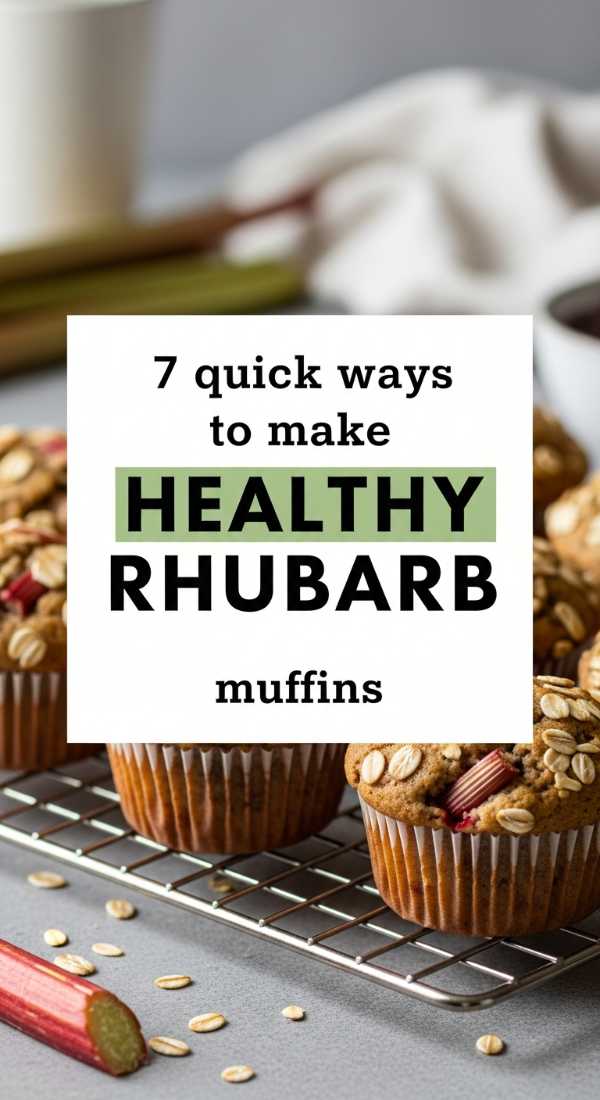 7 Quick Ways To Make Healthy Rhubarb Muffins 69fd8cbd02452