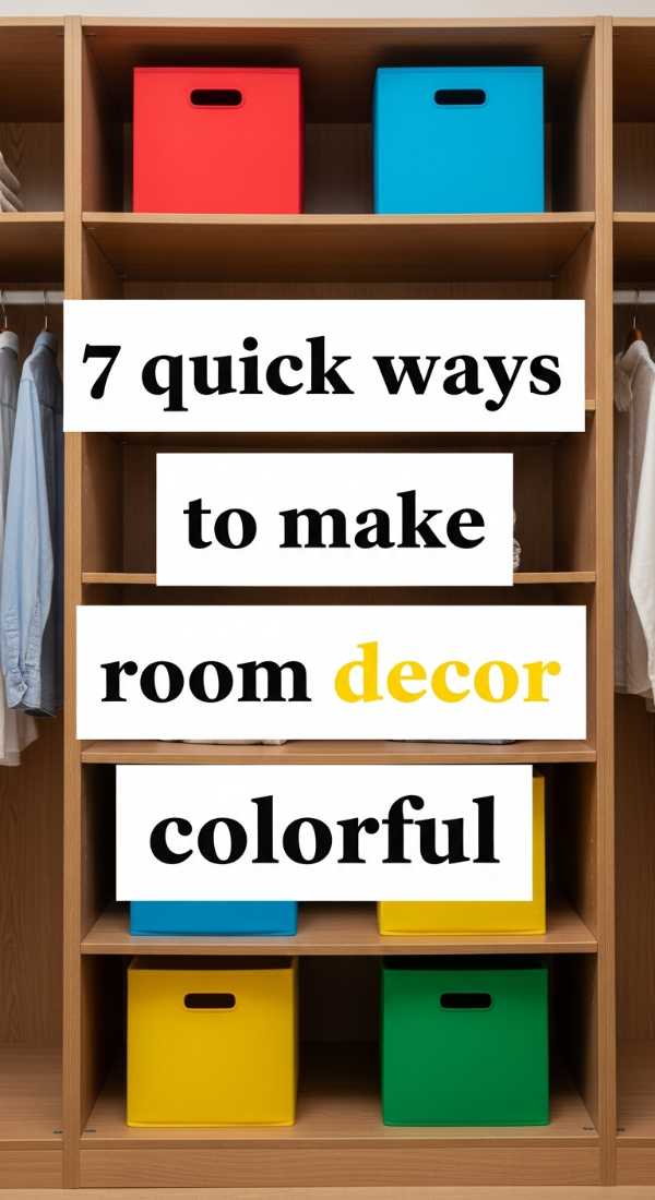 7 Quick Ways To Make Room Decor Colorful 6a0326f789efc