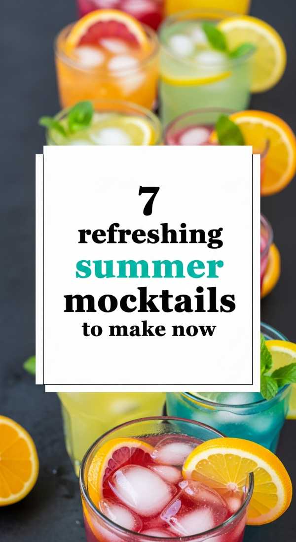 7 Refreshing Summer Mocktails To Make Now 6a070b4ccc8d7