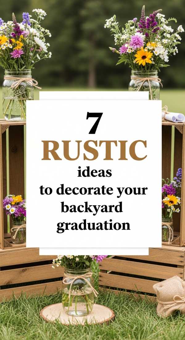 7 Rustic Ideas To Decorate Your Backyard Graduation 6a0de9a0a0095