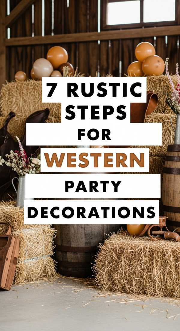 7 Rustic Steps For Western Party Decorations 69f87154d1c25
