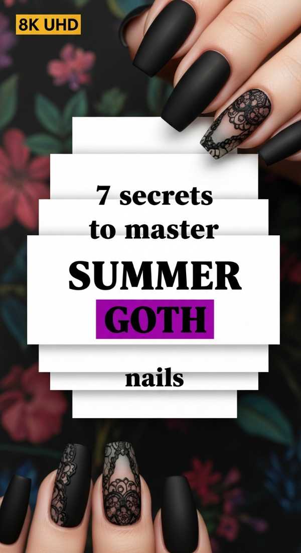 7 Secrets To Master Summer Goth Nails 6a0595ba9bbfe