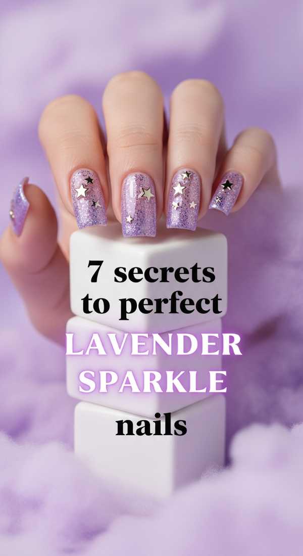 7 Secrets To Perfect Lavender Sparkle Nails 6a03314206882