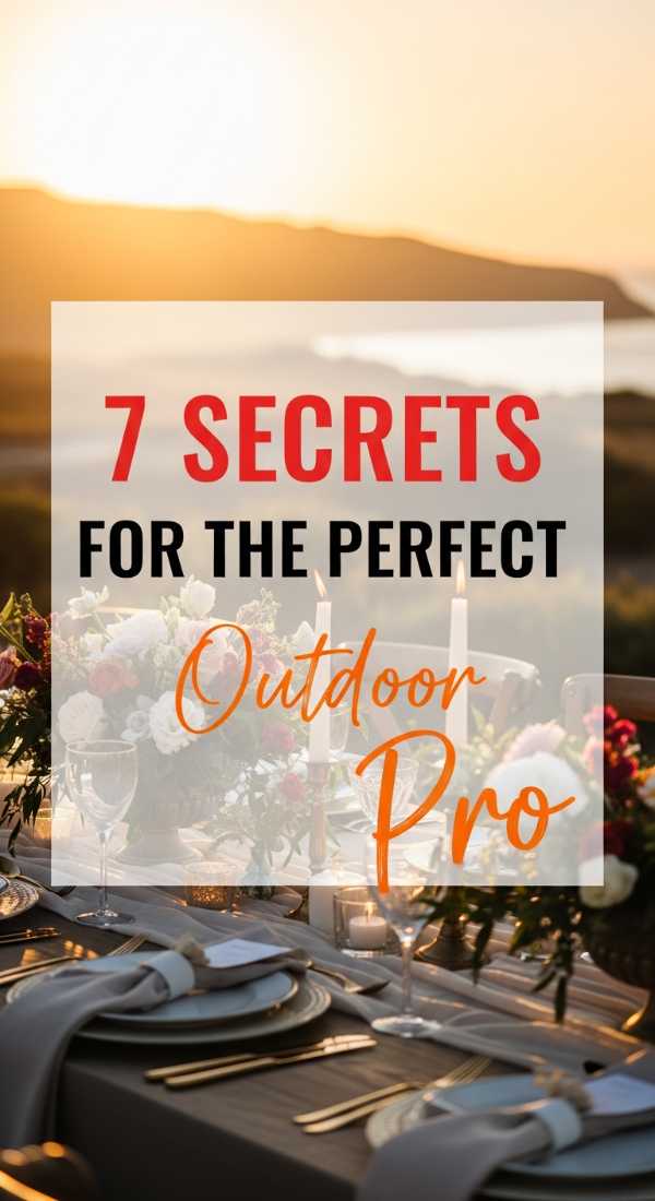 7 Secrets To The Perfect Outdoor Party 6a0db3b4d6b4c