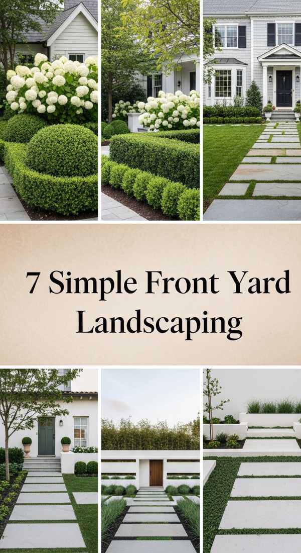 7 Simple Front Yard Landscaping 6a04b39ac79a0