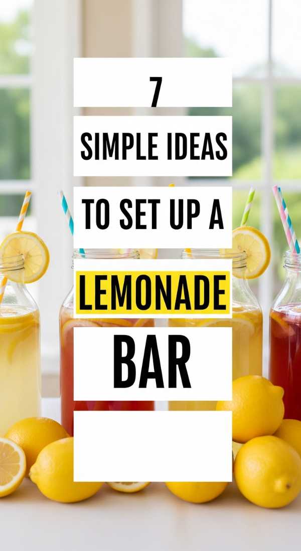 Sun-Drenched Flavors: Your Ultimate Handbook for Summer Entertaining 7 Simple Ideas To Set Up A Lemonade Bar 6a10952bf1a8a