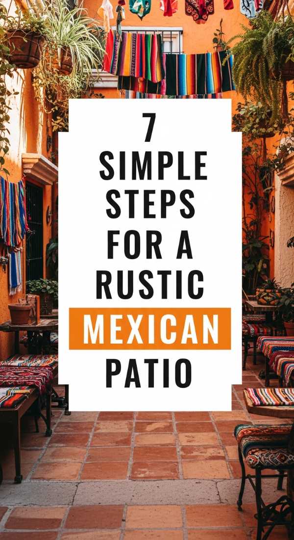 7 Simple Steps For A Rustic Mexican Patio 69f485877b157