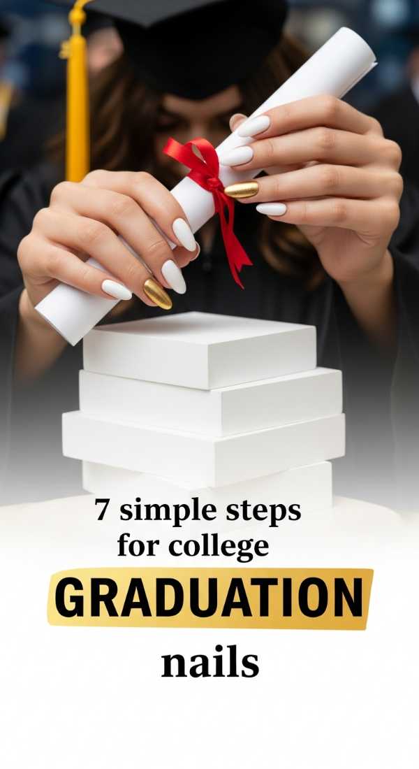 7 Simple Steps For College Graduation Nails 6a05a13a86505