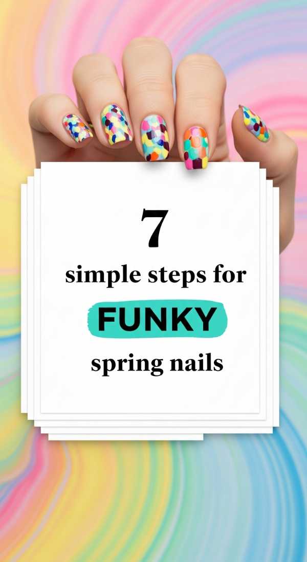 7 Simple Steps For Funky Spring Nails 6a033a14de942