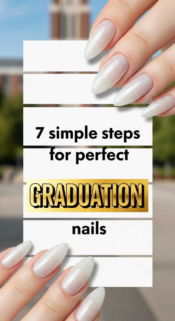 7 Simple Steps For Perfect Graduation Nails 6a05a51fe8eb3