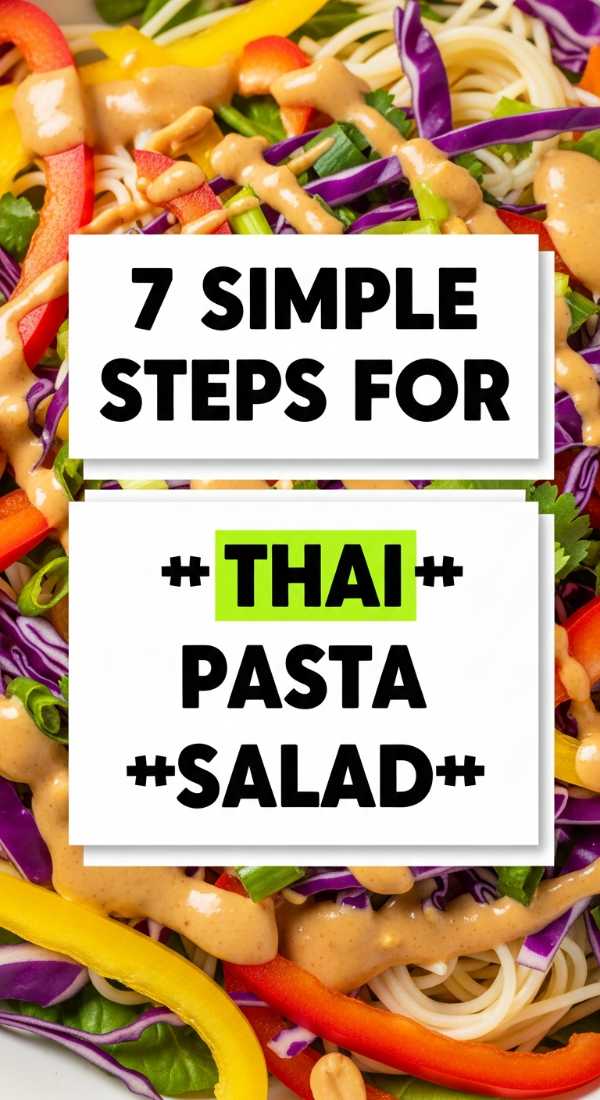 7 Simple Steps For Thai Pasta Salad 6a1097b8524a5