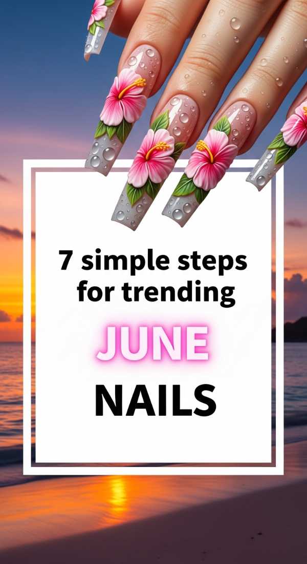 7 Simple Steps For Trending June Nails 6a0f0db576dbf