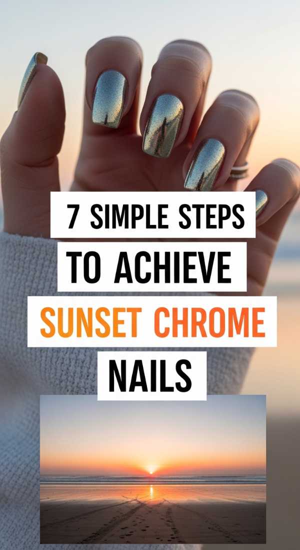 7 Simple Steps To Achieve Sunset Chrome Nails 6a059b4a12576