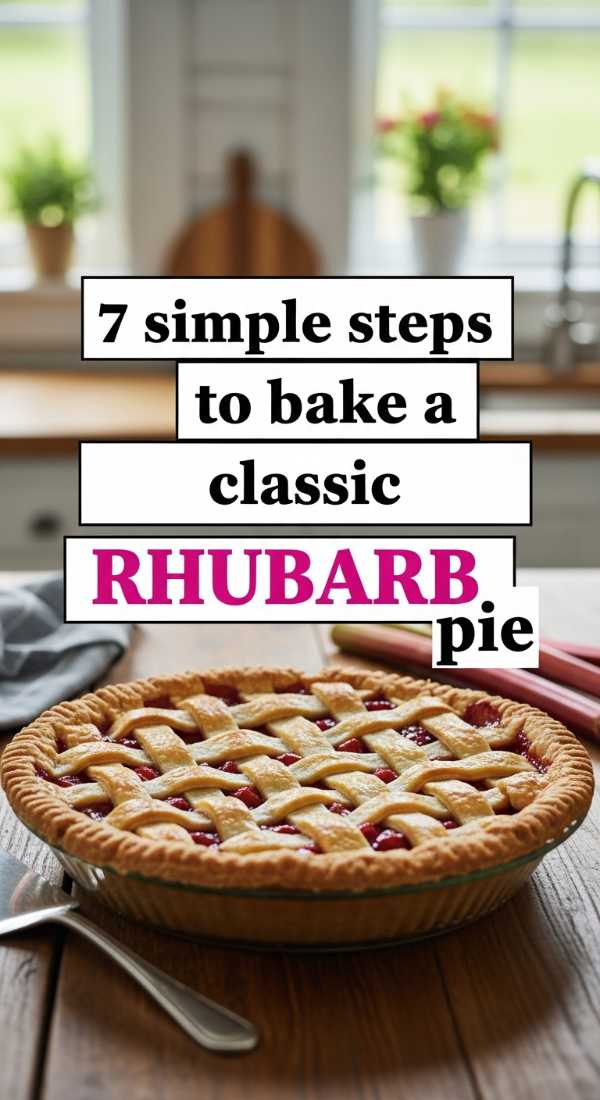 7 Simple Steps To Bake A Classic Rhubarb Pie 6a06cfe987e0e