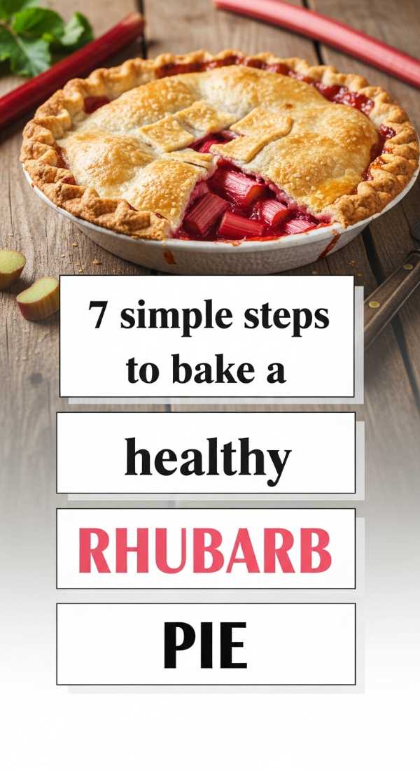 7 Simple Steps To Bake A Healthy Rhubarb Pie 6a06d012e1d55