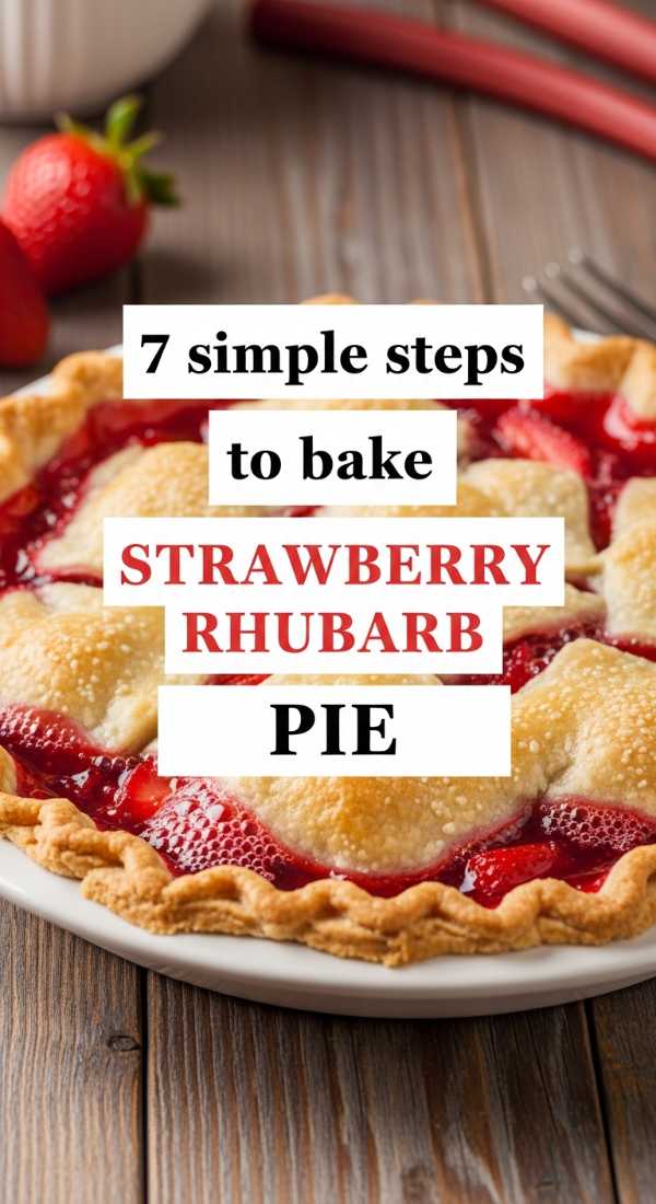 7 Simple Steps To Bake Strawberry Rhubarb Pie 69f47c71e6dad