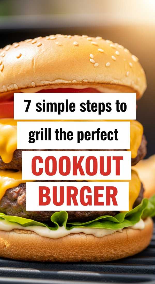 7 Simple Steps To Grill The Perfect Cookout Burger 69f447524d19b
