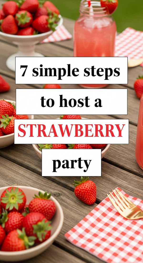 7 Simple Steps To Host A Strawberry Party 6a0def135cbbe