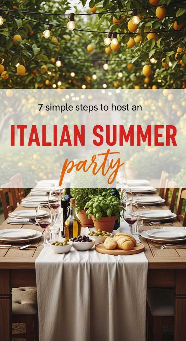 Spritz, Pasta, and Party: Hosting the Ultimate Italian Summer Celebration 7 Simple Steps To Host An Italian Summer Party 6a157b328ff9f
