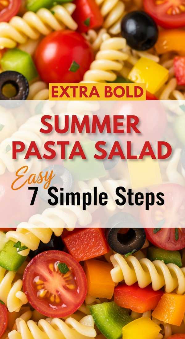 7 Simple Steps To Make The Best Summer Pasta Salad 69f5d532c9855