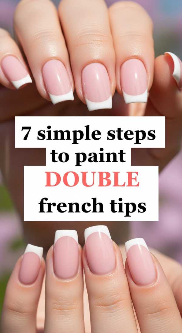 7 Simple Steps To Paint Double French Tips 6a1a998b3e537