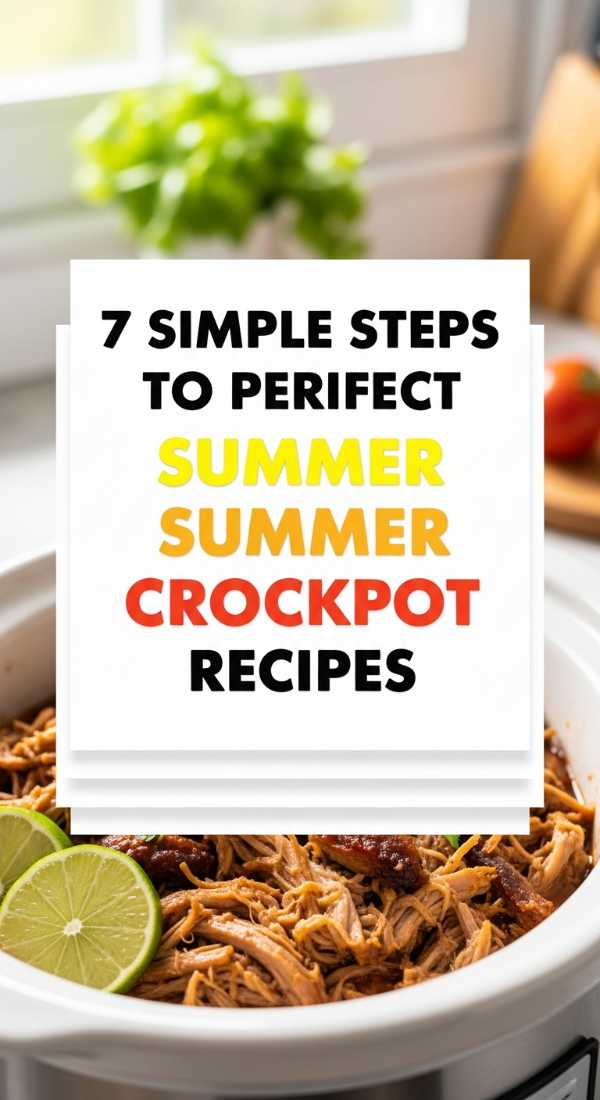 7 Simple Steps To Perfect Summer Crockpot Recipes 6a109f2545435
