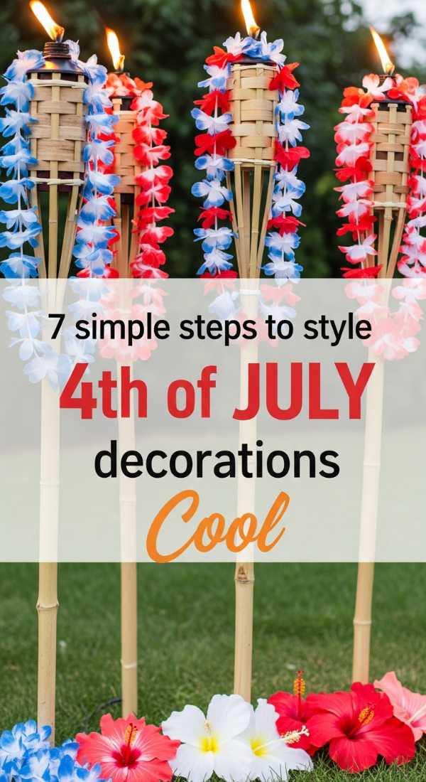 Aloha America: 5 Stunning Tropical Decorations for Your July 4th Bash 7 Simple Steps To Style 4th Of July Decorations 6a157af1c8de0