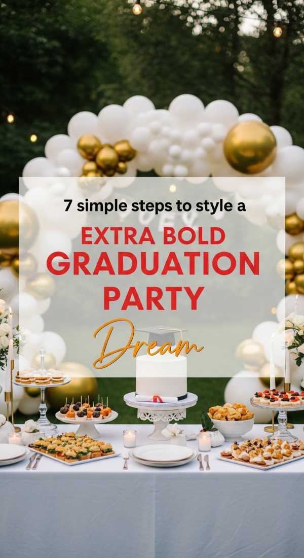 7 Simple Steps To Style A Dream Graduation Party 6a0d9edda23c8