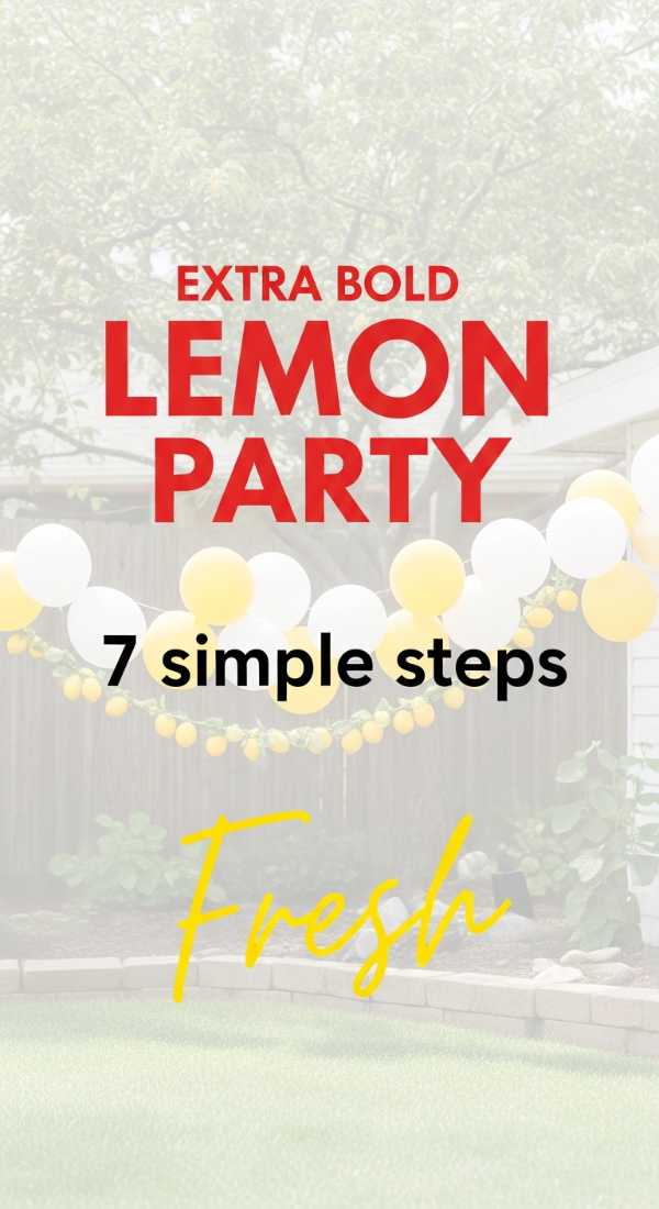 7 Simple Steps To Style A Lemon Party Decor 6a0213bfe4663