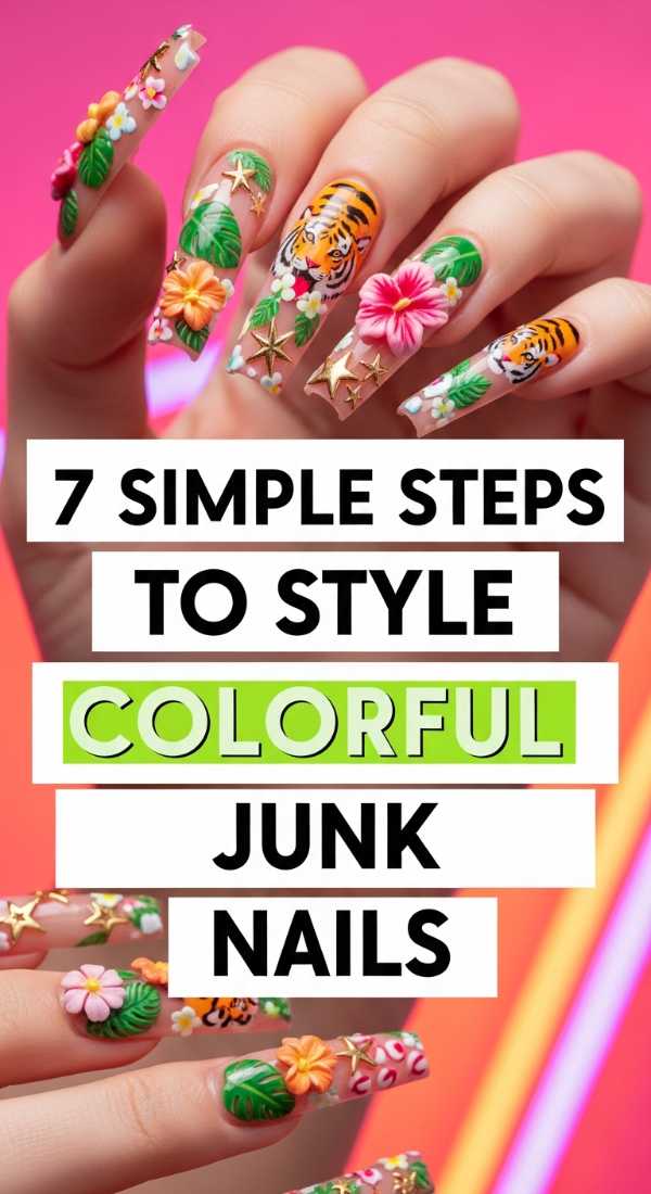 7 Simple Steps To Style Colorful Junk Nails 6a0f1147bb84a