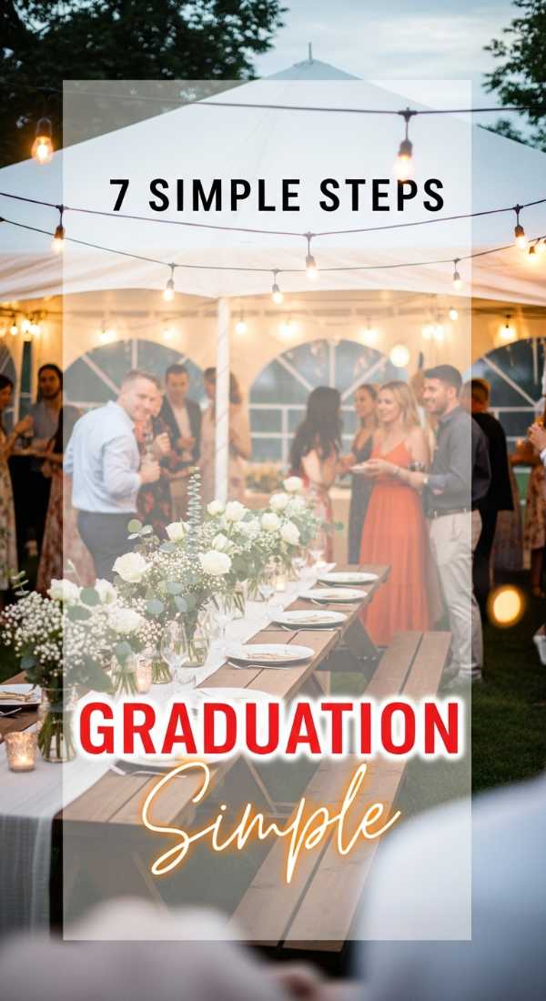 From Grill to Chill: The Secrets to a Perfect Outdoor Celebration 7 Simple Steps To Style Your Graduation Party 6a157b0cd28c8