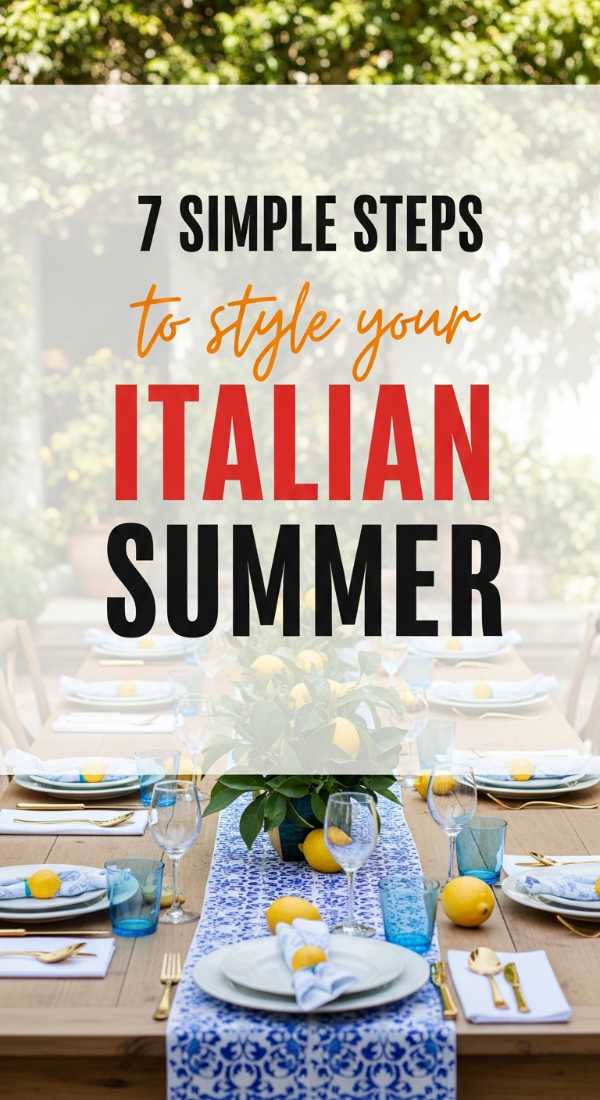 7 Simple Steps To Style Your Italian Summer Party 6a0213b62ad42