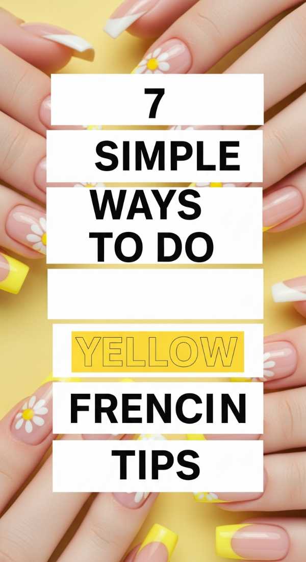 7 Simple Ways To Do Yellow French Tips 6a0597bb74943