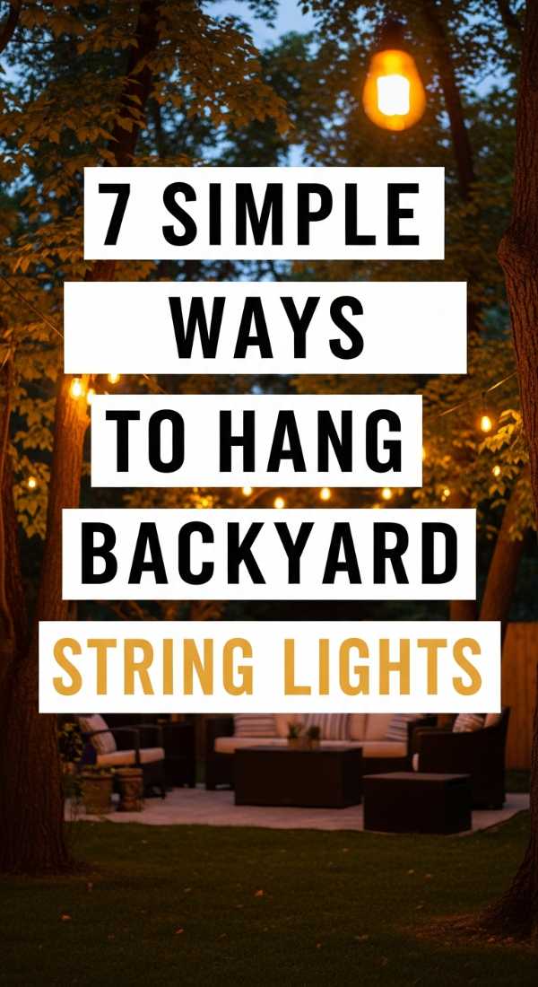 7 Simple Ways To Hang Backyard String Lights 6a021b185878e