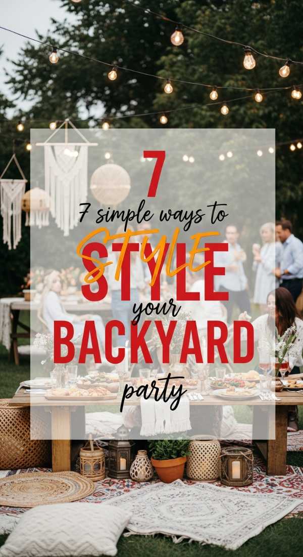 The Art of the Open-Air Bash: Everything You Need to Know 7 Simple Ways To Style Your Backyard Party 6a157c891b6b1